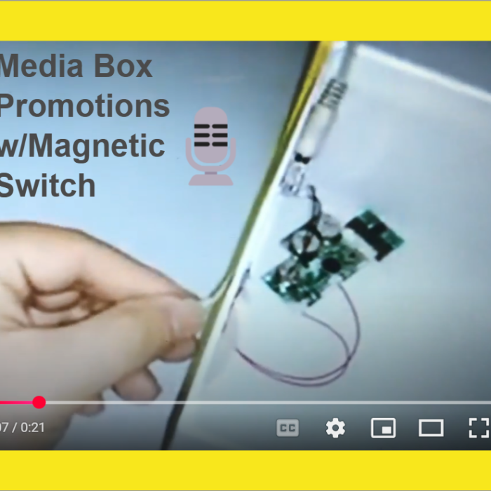 Magnetic Audio Switch Modules for Boxes & Gift Bags | B2B Bulk Orders for Branding