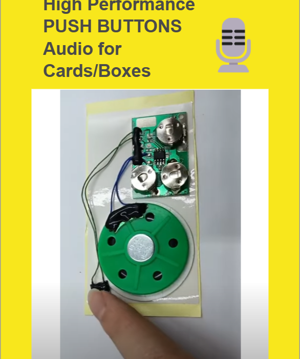 Branded Push Button Sound Chips for Trade Show Giveaways