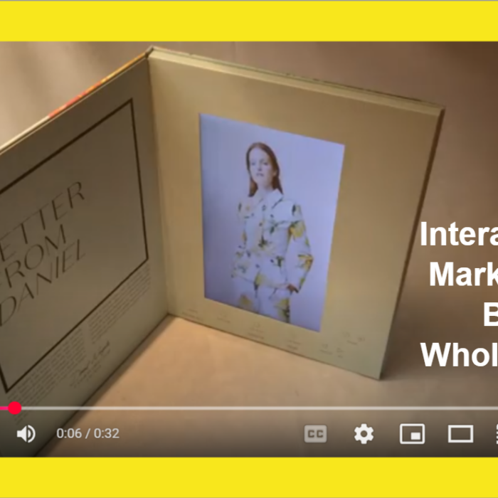 Personalized Video Cards with Logo and Touchscreen Playback