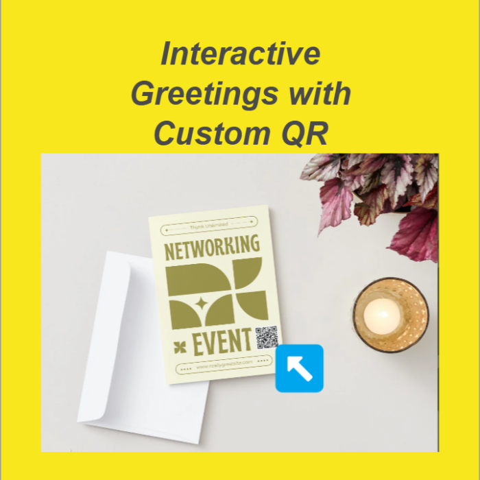 Branded Holiday Greeting Cards with QR Codes for Corporate Campaigns