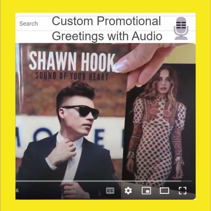 Interactive Sound Cards for Business Advertising Campaigns and Emotional Marketing